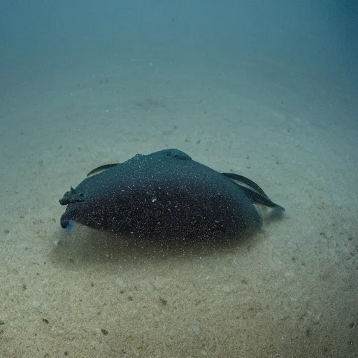 Image similar to National Geographic photo of terrifying deep sea creature