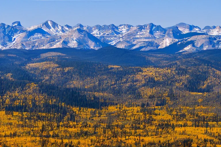 Image similar to A panoramaic view of Montana's wilderness