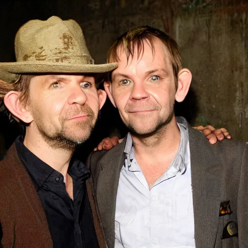 Prompt: dominic monaghan hobbit, charlie pace lost,