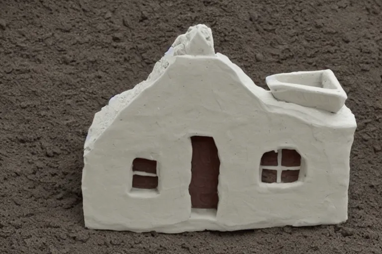 Image similar to a house made of clay
