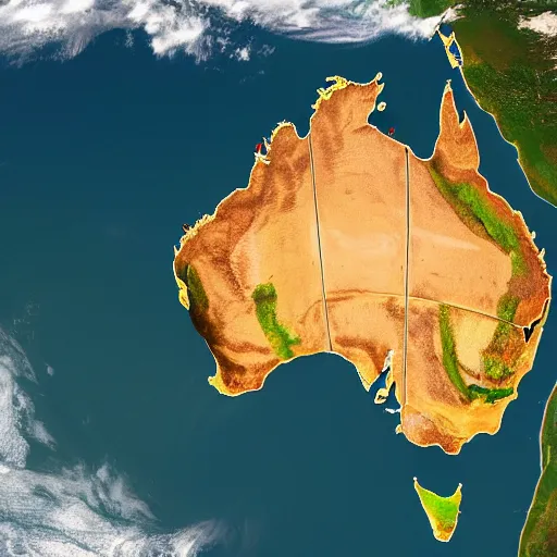 Image similar to a satellite view of australia 3 8 4 0 x 2 1 6 0 nasa