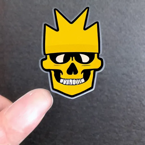 Image similar to die cut sticker, you are a crew member of the future king of the pirates