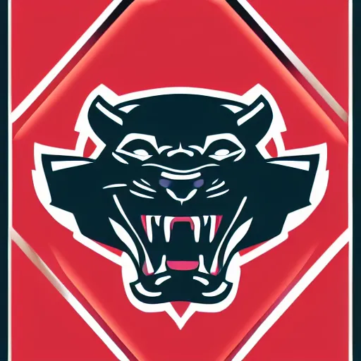 Image similar to sports logo detailed vector panther