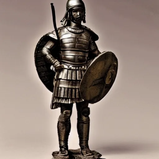 Prompt: a roman soldier