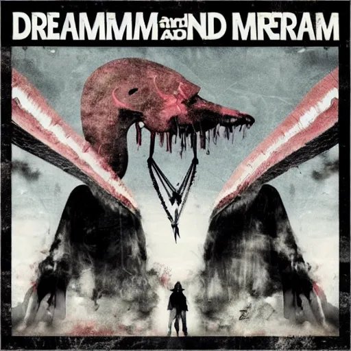 Image similar to dreams and nightmares, album art