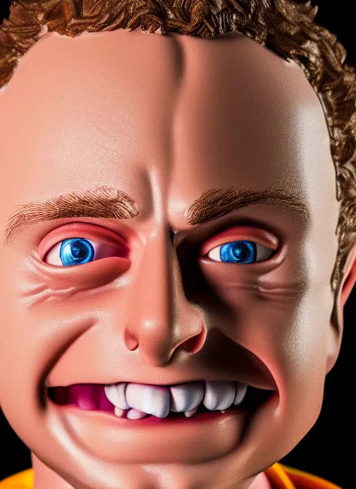 Image similar to young and happy morty from rick and morty closeup photograph dslr photorealistic, studio lighting, ektachrome, detailed, intricate, face detail