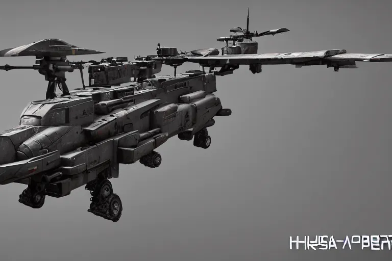 Image similar to military drone helicopter, with plasma guns, apocalyptic, by jon aaron kambeitz, katsuhiro otomo, heng z, concept art, insanely detailed, raytracing, octane, unreal engine, trending on artstation