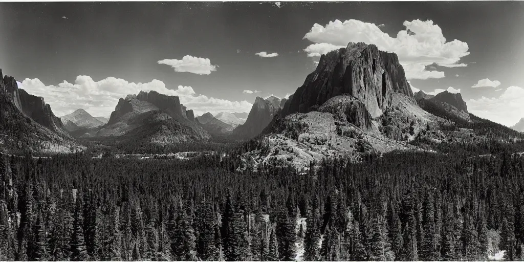 Image similar to a Ansel Adams's photograph, high definition