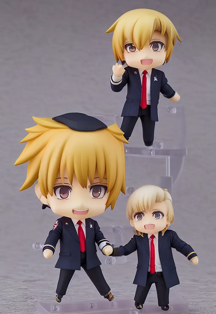 Image similar to An Anime Nendoroid of DONALD TRUMP!!!!!!!!!, Product Photo, 8k, Sharp photo