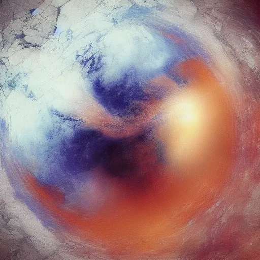 Image similar to “two planets colliding”