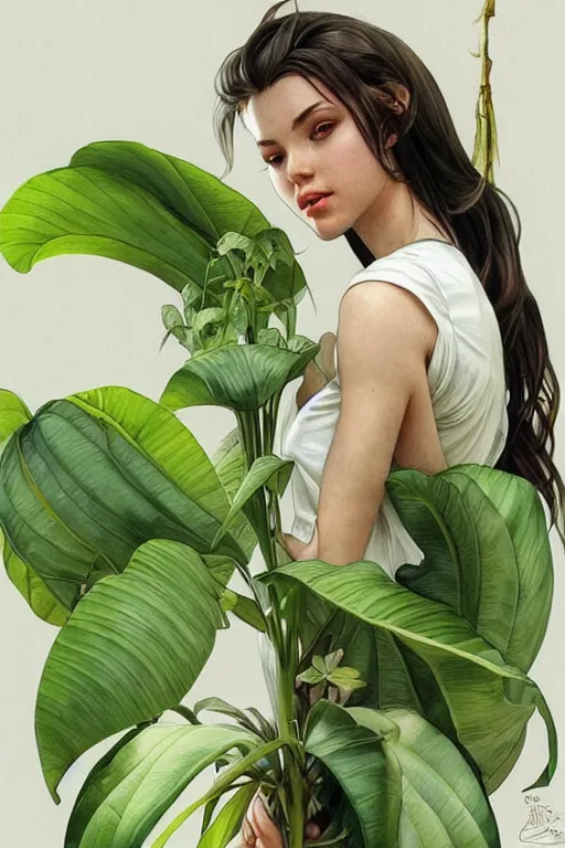 Prompt: ultra realistic illustration, banana plants drawing, white background, elegant, highly detailed, digital painting, concept art, smooth, sharp focus, illustration, art by artgerm and greg rutkowski and alphonse mucha