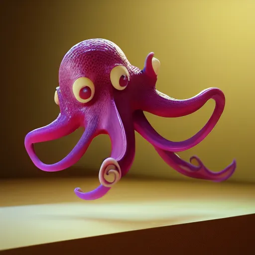 Image similar to smile octopus, octane render, instagram photo, unreal engine 5