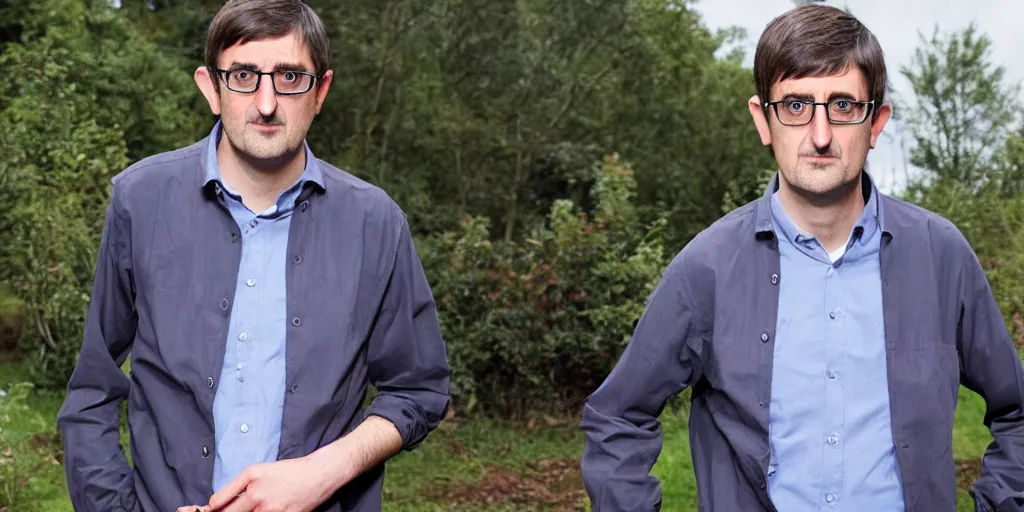 Prompt: Louis Theroux getting through things, competition