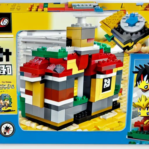 Prompt: pokemon lego set