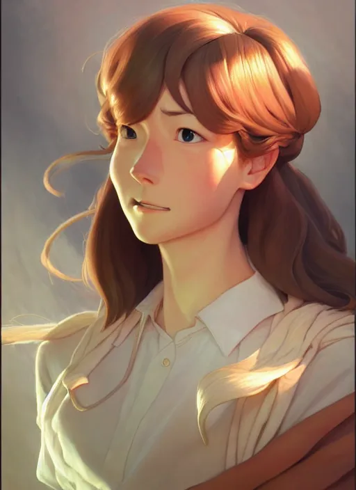 Image similar to cute clement atlee, natural lighting, path traced, highly detailed, high quality, digital painting, by don bluth and ross tran and studio ghibli and alphonse mucha, artgerm