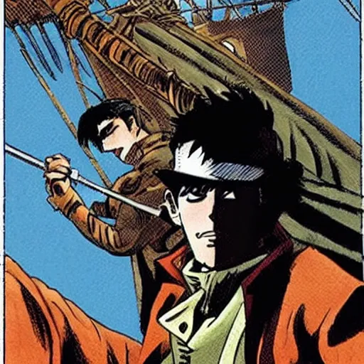 Image similar to corto maltese