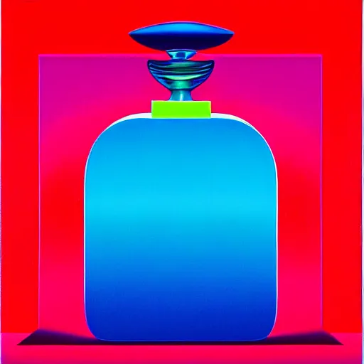 Prompt: perfume bottle by shusei nagaoka, kaws, david rudnick, airbrush on canvas, pastell colours, cell shaded, 8 k