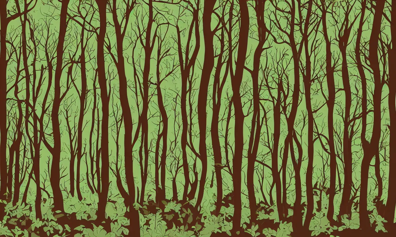 Image similar to forest, vector art