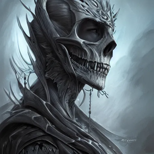 Image similar to concept art by artgerm, death of the four horsemen of the apocalypse, soft grey and blue natural light, intricate, queen of death riding, highly detailed dark art, digital painting, artstation, concept art, smooth, sharp focus, illustration, art by greg rutkowski and luis rollo and uang guangjian and gil elvgren, symmetry!