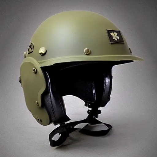 Prompt: agressive military Helmet