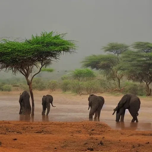 Image similar to rain in africa