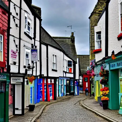 Image similar to a small town in northern england