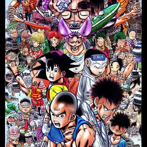 Image similar to billy butcher manga cover by akira toriyama, detailed, inked, beautiful, hyper realistic