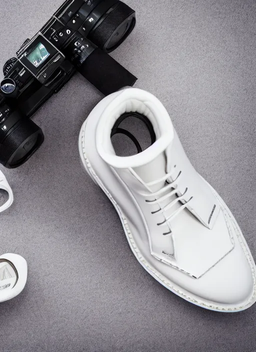 Prompt: hyperrealistic and heavy detailed product photo boot of agent 3 3 corp, in front of white back drop, whole shoe is in picture, leica sl 2 5 0 mm, vivid color, high quality, high textured, real life