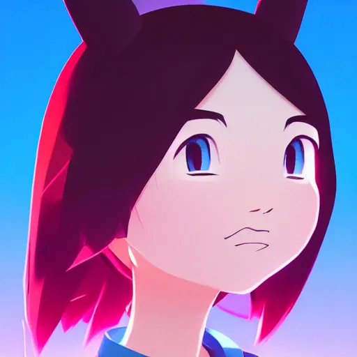 Image similar to face icon stylized minimalist an asian girl in a pikatchu costume, loftis, cory behance hd by jesper ejsing, by rhads, makoto shinkai and lois van baarle, ilya kuvshinov, rossdraws global illumination