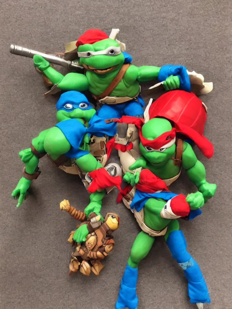 Image similar to teenage mutant ninja turtle 1 9 2 0 toy