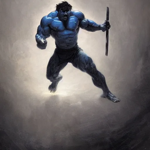 blue hulk wallpaper