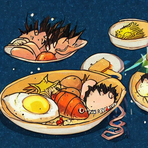 Anime Eggs GIF - Anime Eggs Bacon - Discover & Share GIFs