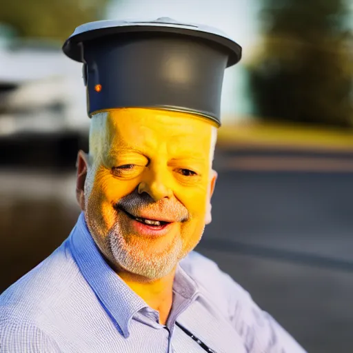 Image similar to portrait photo still of real life homer simpson!!!!!, 8 k, 8 5 mm f 1. 8