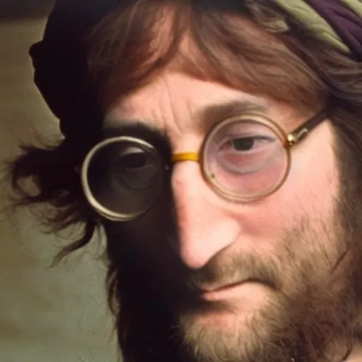 Image similar to a captured photograph of john lennon in the taliban - 5 0 0