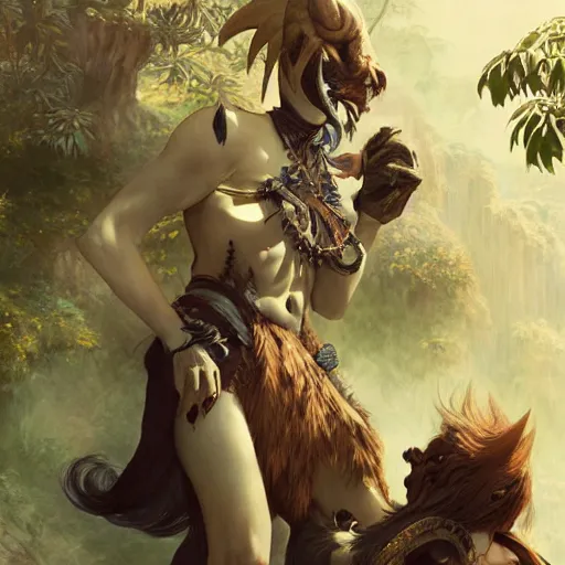 Prompt: Rajang stealing a child, intricate, elegant, sharp focus, illustration, highly detailed, digital painting, concept art, matte, art by WLOP and Artgerm and Greg Rutkowski and Alphonse Mucha, masterpiece