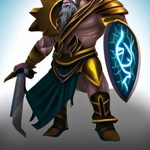 Prompt: zeus from Dota 2