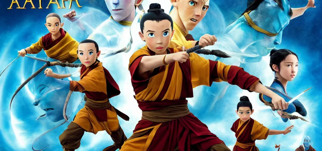 Image similar to Poster of Avatar The Last Airbender Live Action Movie