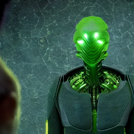 Image similar to a photosynthetic alien, the expanse