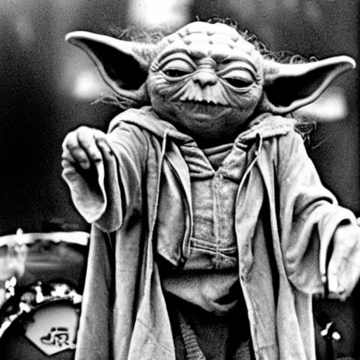 Image similar to Yoda Performing at Woodstock with The Grateful Dead