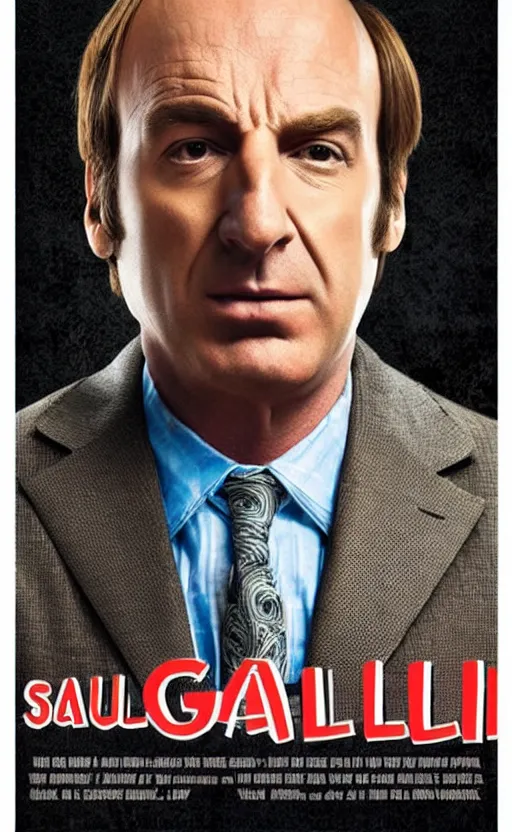 Image similar to saul goodman, poster of better call saul, vintage