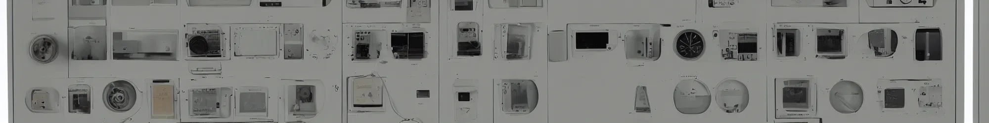 Image similar to 1972 mainframe computer control panel designed by dieter rams