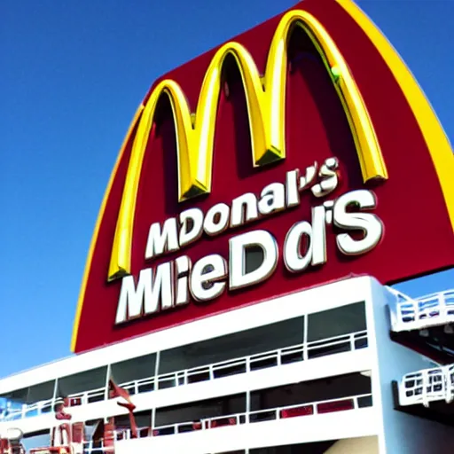 Image similar to mcdonalds cruise ship