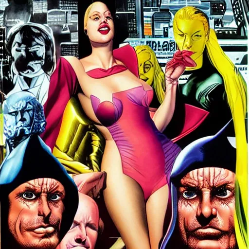 Image similar to woman by artgem by brian bolland by alex ross by artgem by brian bolland by alex rossby artgem by brian bolland by alex ross by artgem by brian bolland by alex ross
