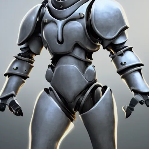 Prompt: Mechanical armour, white, Muscular, godly, unreal engine 5, bright light, full body, metal, male, HD 8K, energy