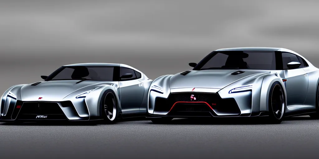 Image similar to nissan gtr r 3 4, mercedez benz, honda civic, bentley, ferrari, mclaren, mustang, mini cooper, porche, jeep, vintage cars, gtr r 3 5, subaru brz, koenigsegg, lamborghini huracan and supra in the shape of a concept car design, car photography, 4 k, high resolution, highly detailed