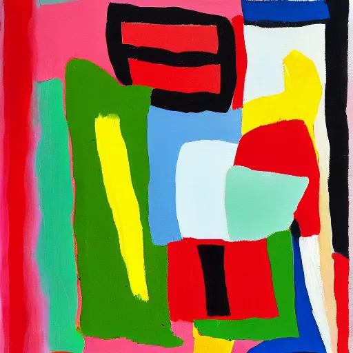 Prompt: a painting of a smartphone by gillian ayres