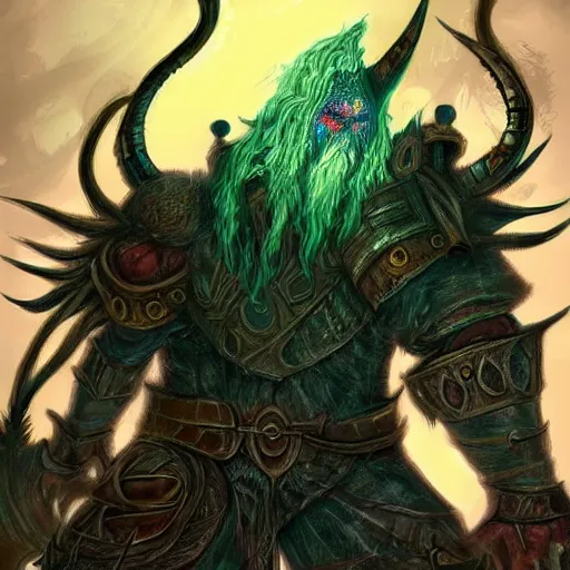 Prompt: Detailed colorful concept art of celtic giant as a dark souls boss; fantasy