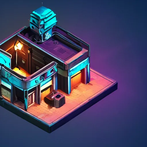 Prompt: isometric game, 4k, dramatic lighting, unreal engine, jazz nightclub, resident evil, abandoned club