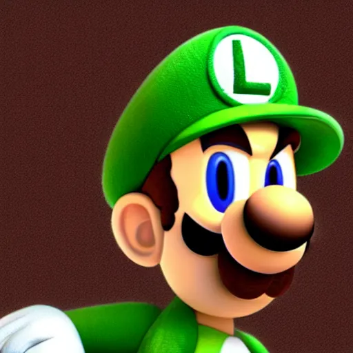 Prompt: a photo of Luigi, realistic