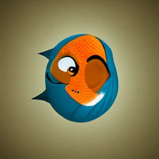 Image similar to obama as a fish, in the style of finding nemo, pixar animation, obama is a fish, pixar style